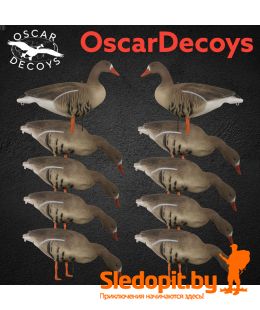 Реалистичные 3D чучела гусей белолобых OSCAR DECOYS 10шт