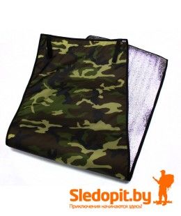 Коврик туристический Зубрава 1.75х0.6м рулонный  фольгированный 6мм