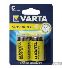 Батарейка угольно-цинковая VARTA SUPERLIFE MONO тип D 1.5V 2шт