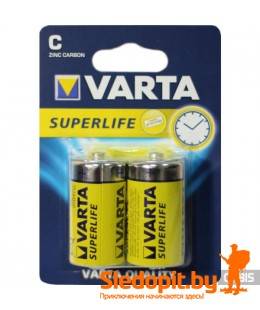 Батарейка угольно-цинковая VARTA SUPERLIFE MONO тип D 1.5V 2шт