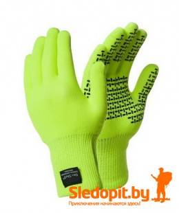 Водонепроницаемые перчатки DexShell TouchFit HY Gloves салатовые
